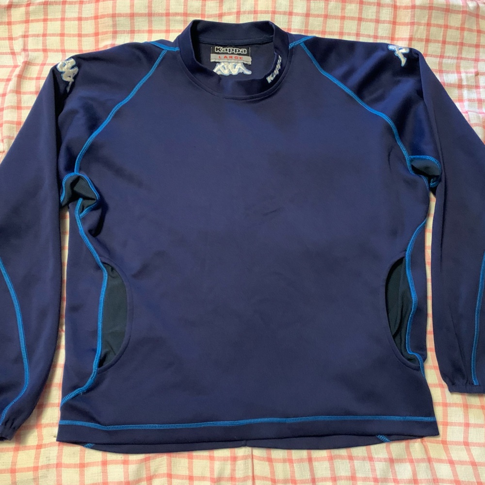 Kappa Men's Dark Blue Pullover Polyester Size Large